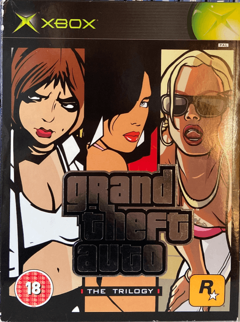 Grand Theft Auto Trilogy box art for Xbox